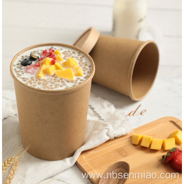 Wholesales Round soup food kraft paper cups